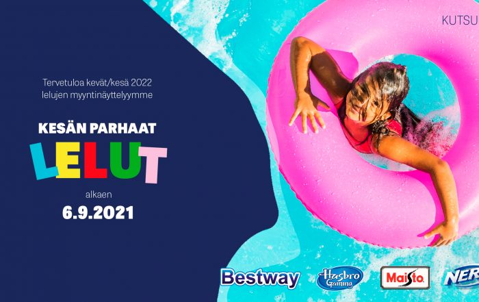 Kutsu lelunäyttelyyn kevät-kesä 2022.