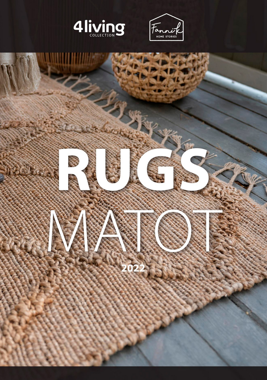 Matot-kuvaston kansi / The cover of the rugs brochure.