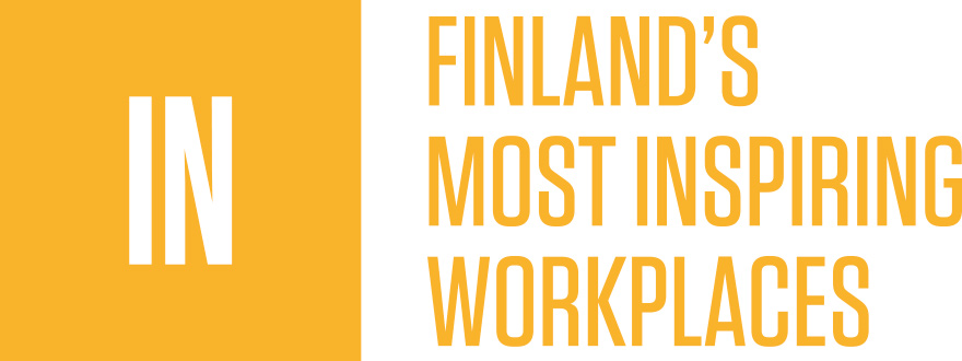 Finland's most inspiring workplaces banner.