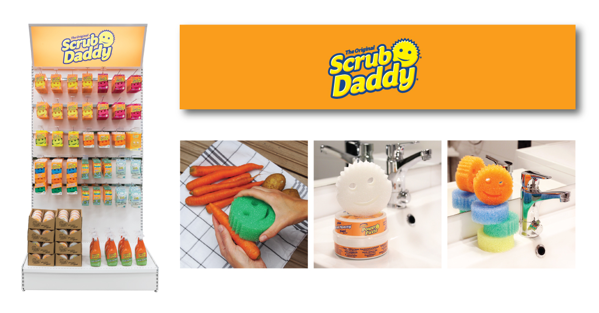 Scrub Daddy esillepano - display