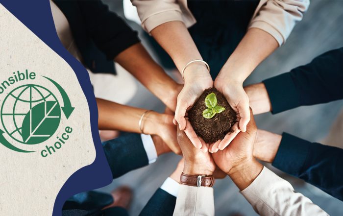 Responsible choice -symbol for more sustainalbe products.