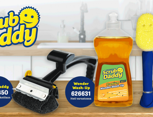 SCRUB DADDY -TUOTEPERHE KASVAA