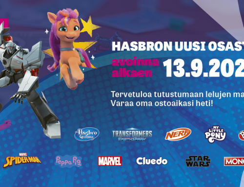 TERVETULOA TAMPEREELLE LELUJEN MYYNTINÄYTTELYYN – HASBRON UUSI OSASTO AUKEAA 13.9.
