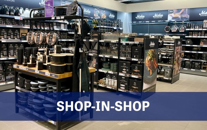 SHOP-IN-SHOP EROTTUVUUSTEKIJÄLLÄ KASVUA