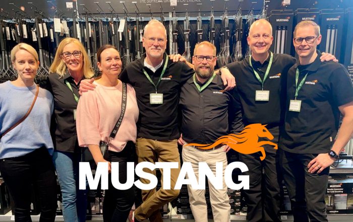 MUSTANG ESILLÄ MYÖS RUOTSIN GRILLAT MESSUILLA