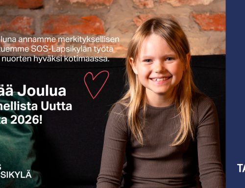 LAHJOITIMME SOS-LAPSIKYLÄN JOULUKERÄYKSEEN