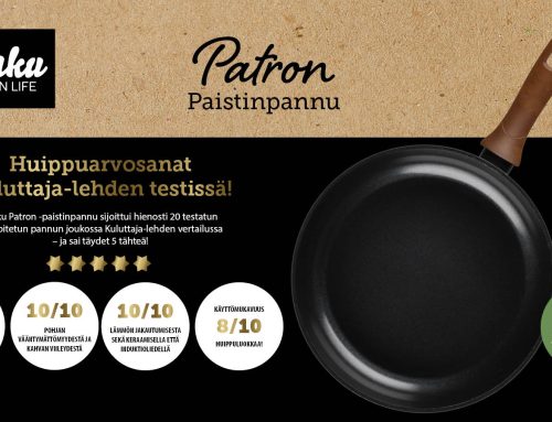 Maku Kitchen Life Patron -paistinpannu menestyi Kuluttaja-lehden tuoreessa testissä
