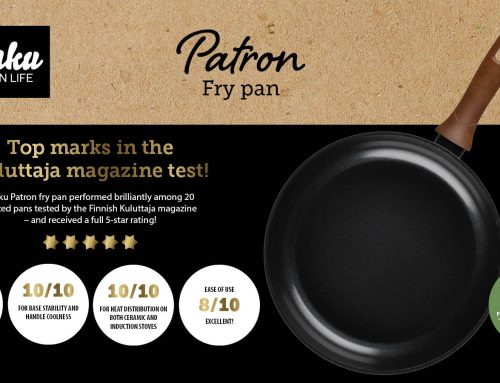 Maku Kitchen Life Patron fry pan succeeded in a latest test by Kuluttaja magazine