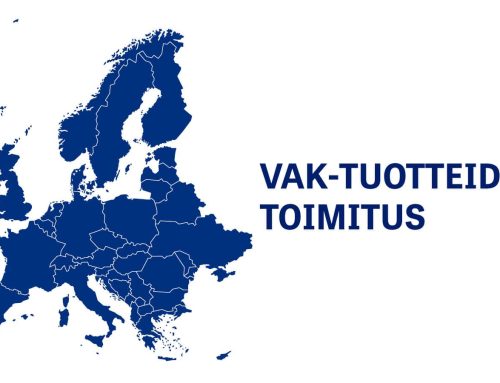 VAK-TUOTTEIDEN TOIMITUS
